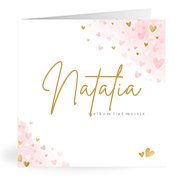 Geboortekaartjes met de naam Natalia