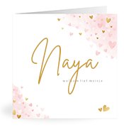 Geboortekaartjes met de naam Naya