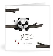 Geburtskarten mit dem Vornamen Neo