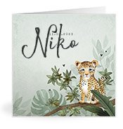 Geburtskarten mit dem Vornamen Niko