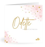 Geboortekaartjes met de naam Odette