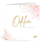 Geboortekaartjes met de naam Odilia