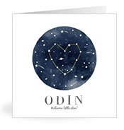Geboortekaartjes met de naam Odin