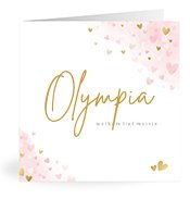 Geboortekaartjes met de naam Olympia