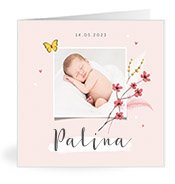 Geburtskarten mit dem Vornamen Palina