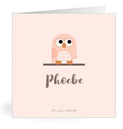 Geboortekaartjes met de naam Phoebe