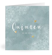 Geboortekaartjes met de naam Quinten