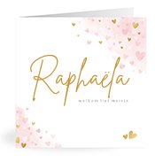 Geboortekaartjes met de naam Raphaëla