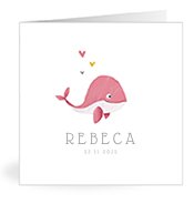 Geburtskarten mit dem Vornamen Rebeca