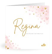 Geboortekaartjes met de naam Regina