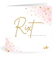 Geboortekaartjes met de naam Rixt
