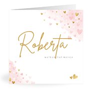 Geboortekaartjes met de naam Roberta