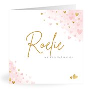 Geboortekaartjes met de naam Roelie