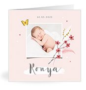 Geburtskarten mit dem Vornamen Ronya