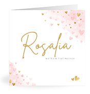 Geboortekaartjes met de naam Rosalia