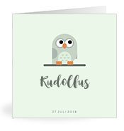 Geboortekaartjes met de naam Rudolfus