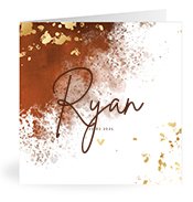 Geburtskarten mit dem Vornamen Ryan