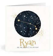 Geburtskarten mit dem Vornamen Ryan