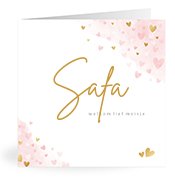 Geboortekaartjes met de naam Safa