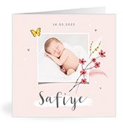 Geburtskarten mit dem Vornamen Safiye