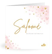 Geboortekaartjes met de naam Salomé