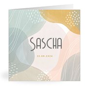 Geboortekaartjes met de naam Sascha