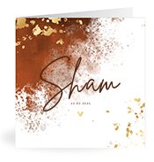 Geboortekaartjes met de naam Sham