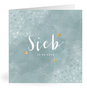 Geboortekaartjes met de naam Sieb