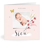 Geboortekaartjes met de naam Sien