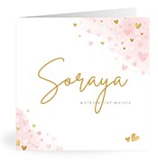 Geboortekaartjes met de naam Soraya