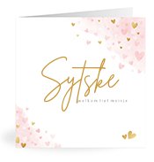 Geboortekaartjes met de naam Sytske