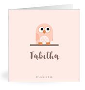 Geburtskarten mit dem Vornamen Tabitha