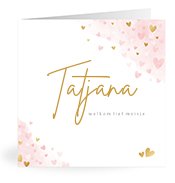 Geboortekaartjes met de naam Tatjana