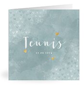 Geboortekaartjes met de naam Teunis