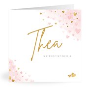 Geboortekaartjes met de naam Thea