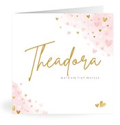 Geboortekaartjes met de naam Theadora