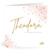 Geboortekaartjes met de naam Theodora