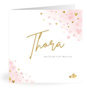 Geboortekaartjes met de naam Thora