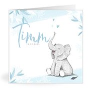 Geburtskarten mit dem Vornamen Timm