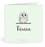 Geburtskarten mit dem Vornamen Timm