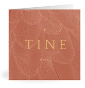 Geboortekaartjes met de naam Tine