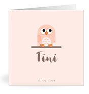 Geboortekaartjes met de naam Tini