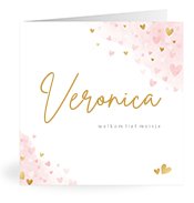 Geboortekaartjes met de naam Veronica