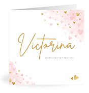 Geboortekaartjes met de naam Victorina