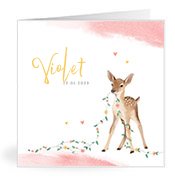 Geburtskarten mit dem Vornamen Violet