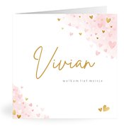 Geboortekaartjes met de naam Vivian