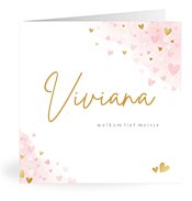 Geboortekaartjes met de naam Viviana
