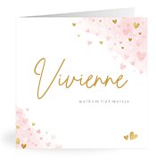 Geburtskarten mit dem Vornamen Vivienne