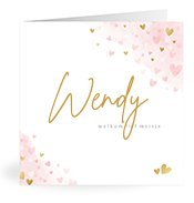 Geboortekaartjes met de naam Wendy