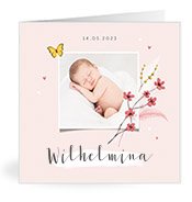 Geboortekaartjes met de naam Wilhelmina